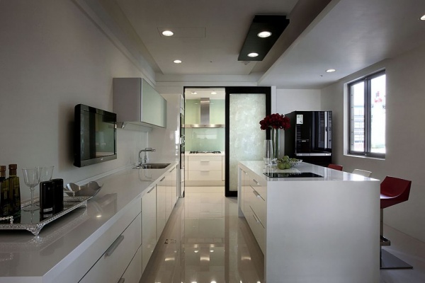 150平米四居室现代风格厨房装修效果图片