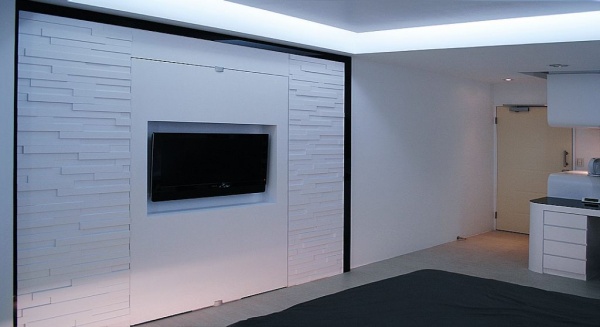 2015简欧风格室内电视背景墙设计效果图