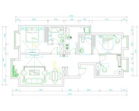 高教新城·学区嘉园-新古典风格-三居室