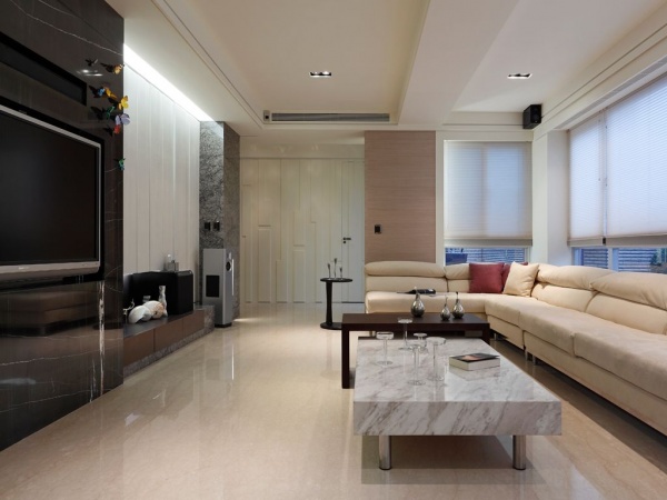 2015最新现代风格客厅室内装修图片