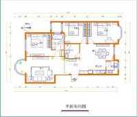 中海城140号院-后现代风格-三居室