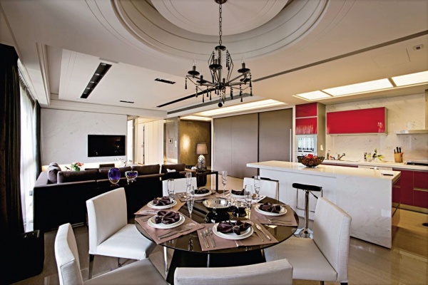 现代家庭设计室内餐厅效果图大全