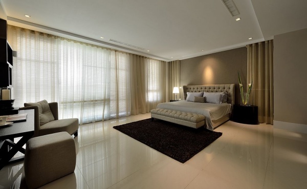 2015现代风格二居室卧室装修设计图片欣赏