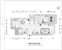 风格与林-地中海风格-三居室