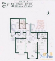 首座绿洲-现代简约-三居室