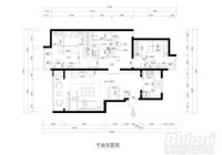 首开常青藤-混合型风格-二居室