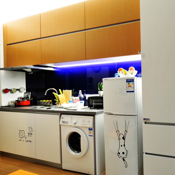 现代风格28平米小户型厨房家居装修设计