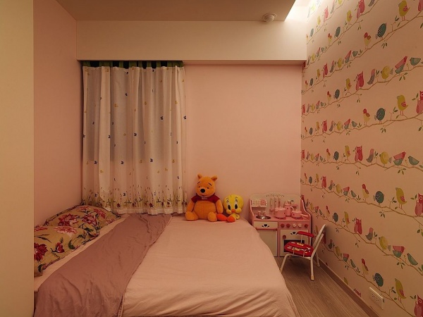 北欧简约可爱儿童房设计装修效果图