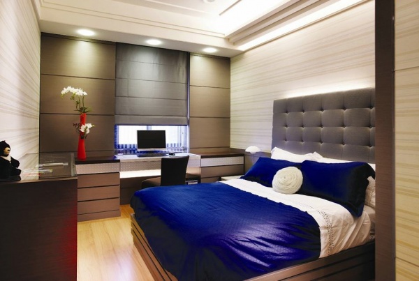 美式古典设计卧室图