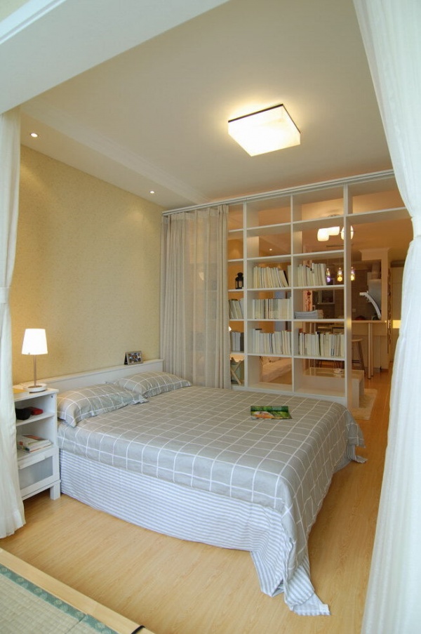 47平现代简约一居室卧室装修案例
