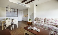 简洁日式风格家居两居室设计装修效果图