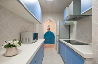 清新可爱地中海风格两居室家居设计装修效果图