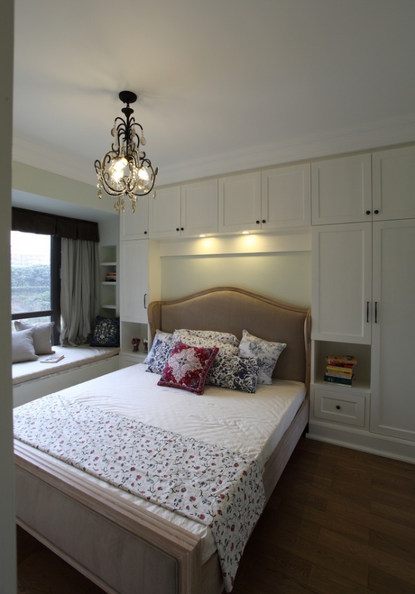 美式风格温馨卧室设计图大全2015