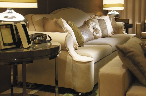 现代轻奢华优雅客厅沙发设计装修
