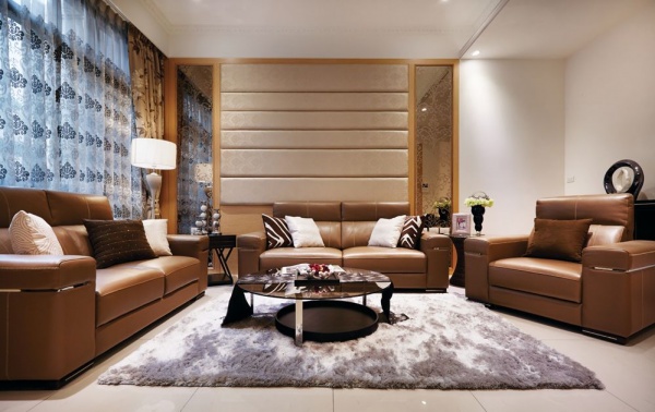现代风格三居室装修设计图大全2015