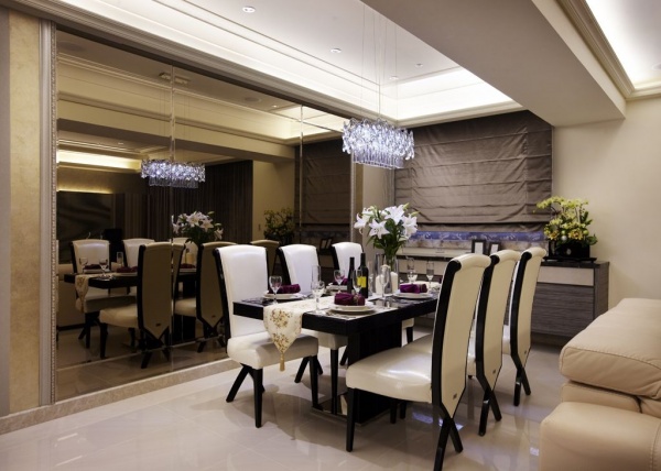 典雅现代风格餐厅室内设计效果图片