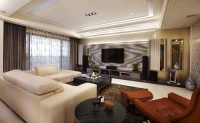 典雅现代风格别墅室内设计效果图片