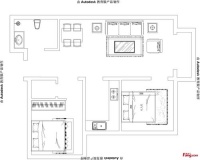 建工郭庄家园-现代简约-二居室