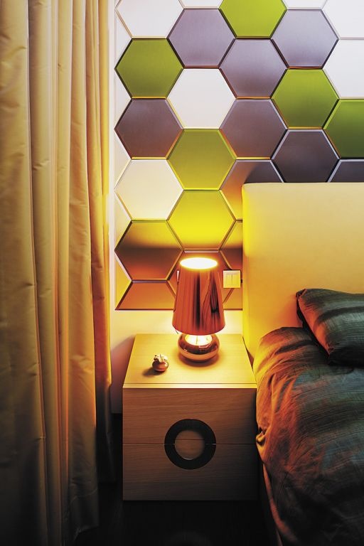 简约家庭设计卧室床头灯具图片