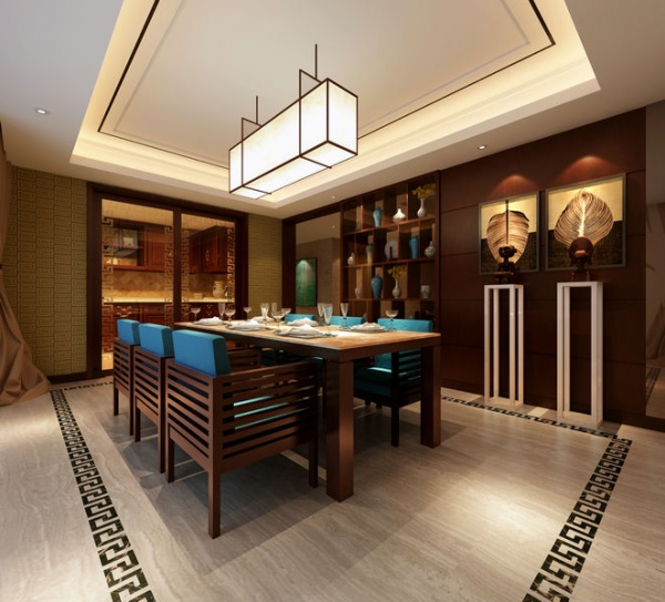 中式家居餐厅设计装修