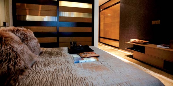 米现代三居室内卧室设计图片
