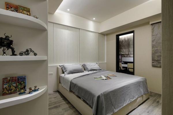 2015现代家庭设计卧室效果图2015