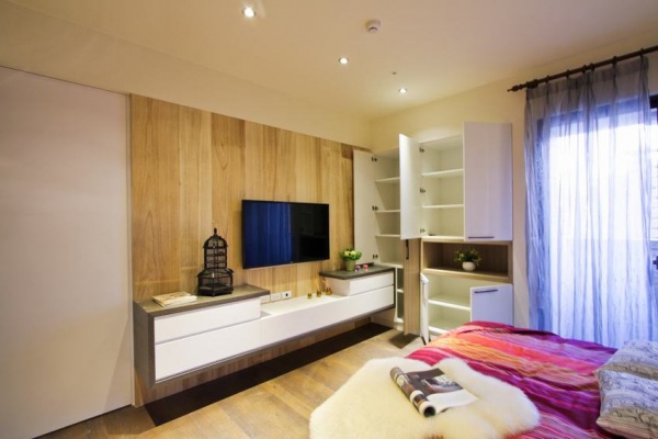 100平米现代创意公寓室内设计图片