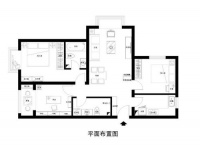 熙悦睿府 105平米中式风格装修