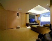 日式现代风格三居室装修图片
