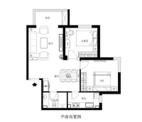 现代城-简约欧式-两居室