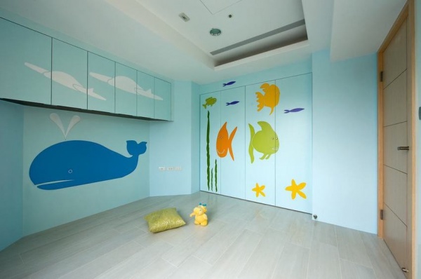 最新现代儿童房室内装饰效果图片