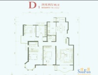 翠林漫步-现代简约-四居室