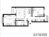 朝来绿色家园-现代简约-两居室