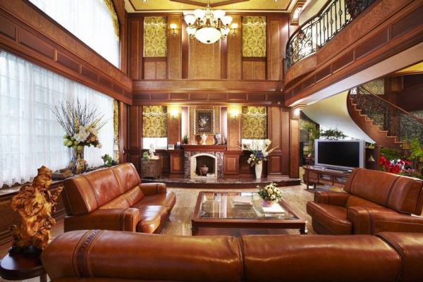 欧式古典奢华别墅室内装饰效果图