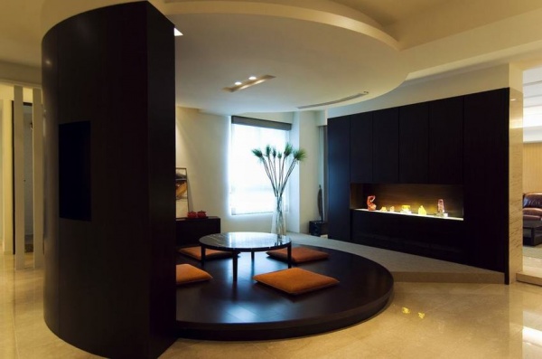 70平米现代公寓室内设计效果图