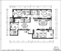 高教新城·学区嘉园-中式古典-五居室