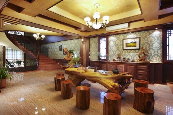 欧式别墅创意餐厅设计效果图片