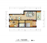 北七家园-田园风格-两居室