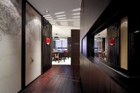 神秘沉稳现代三居室装修效果图