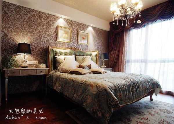 古典美式家居卧室装修展示