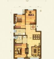 中治.蓝城美式风格-94平米