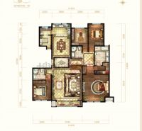 领袖翡翠山四居现代风格226平米