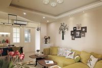 93平米两居室 抒情田园风格装修设计