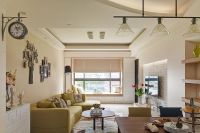 93平米两居室 抒情田园风格装修设计