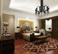 生活家装饰新房装修210平四居美式风