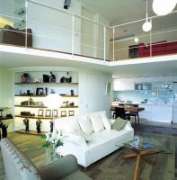 现代潮流复式家居装修效果图