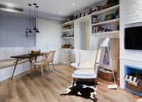 小清新精致二居混搭装修效果图