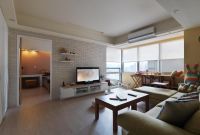 现代简约二居装修图片