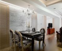 美式民房三居室效果图