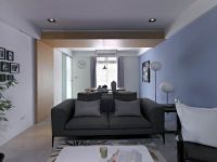 现代家装一居室效果图片欣赏